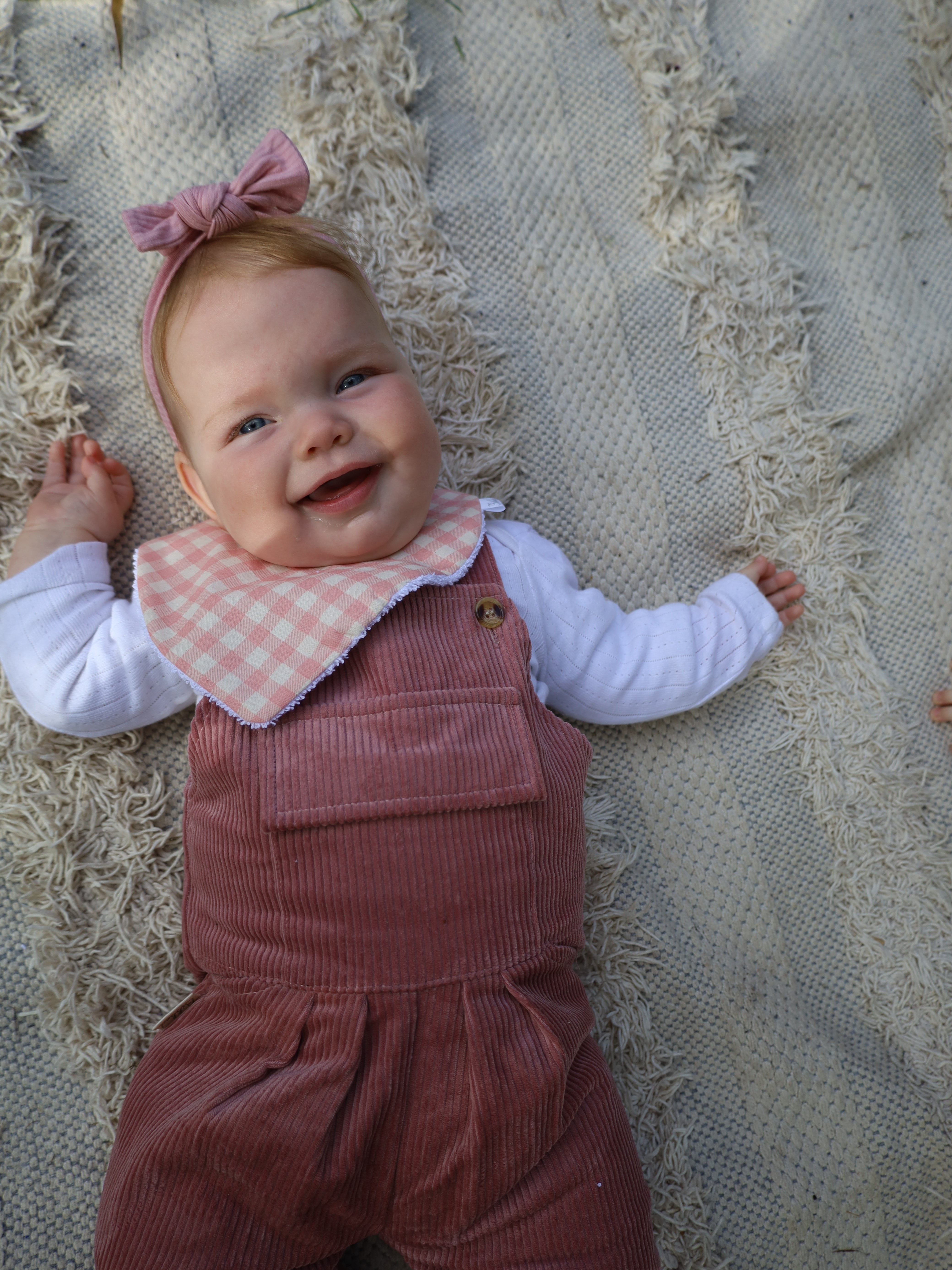 Pink Corduroy Overalls