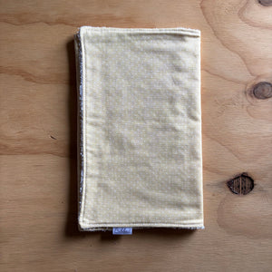 Peach Dots Burp Cloth
