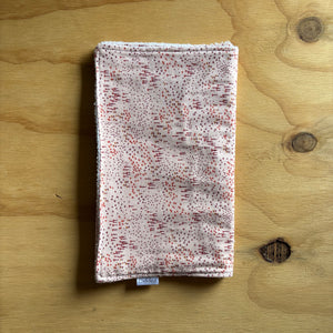 Pink Meadow Burp Cloth
