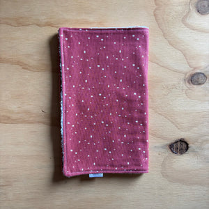Pink Speckle Burp Cloth