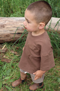 Brown Oversized T-Shirts
